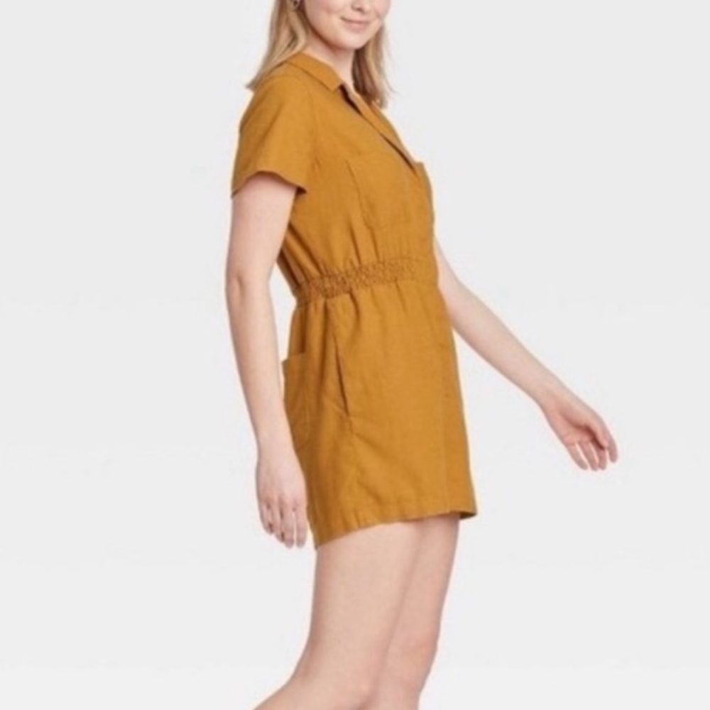 Universal Thread Mustard Jumpsuit - Picture 3 of 3